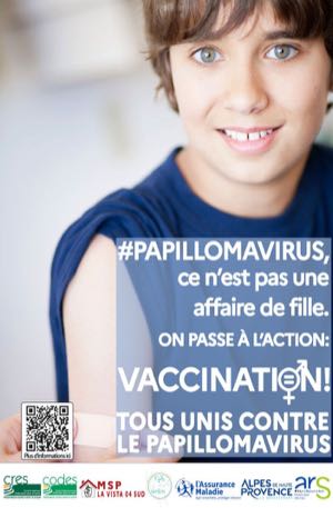 Campagne de vaccination HPV, visuel 3