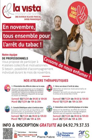 Programme ateliers d'arrêt du tabac